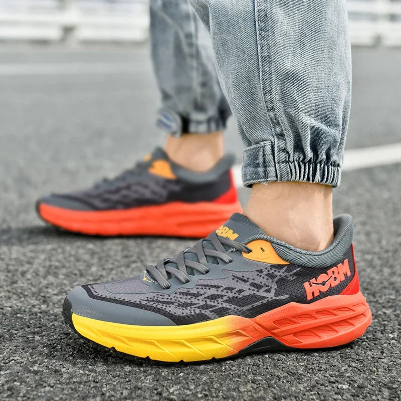 Men's Running Shoes – Lightweight, Breathable, Comfortable Lace-Up Sneakers