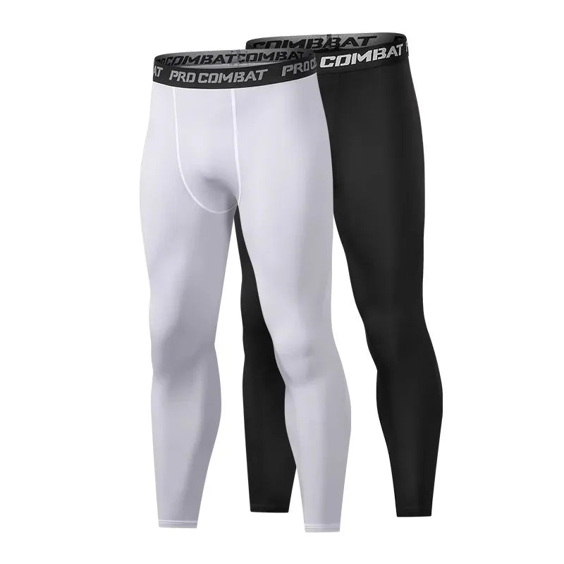 Men's Compression Tights – Cool Dry Leggings for Running & Workout