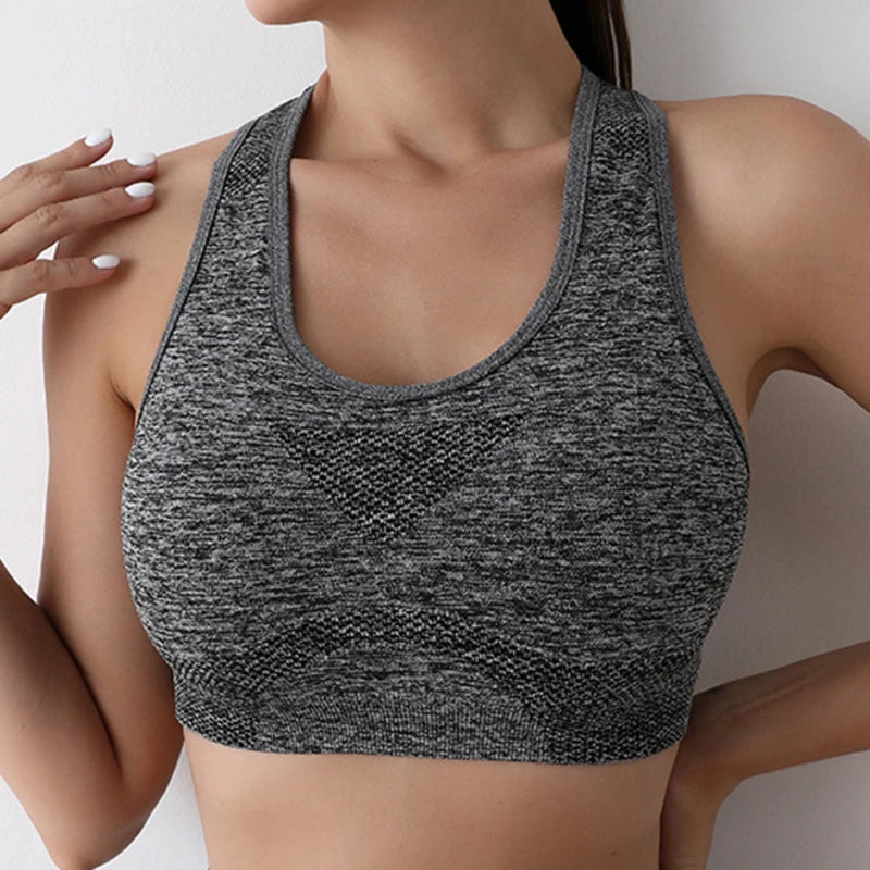 Women’s High Support Sports Bra – Seamless, Quick-Dry Yoga & Gym Wear