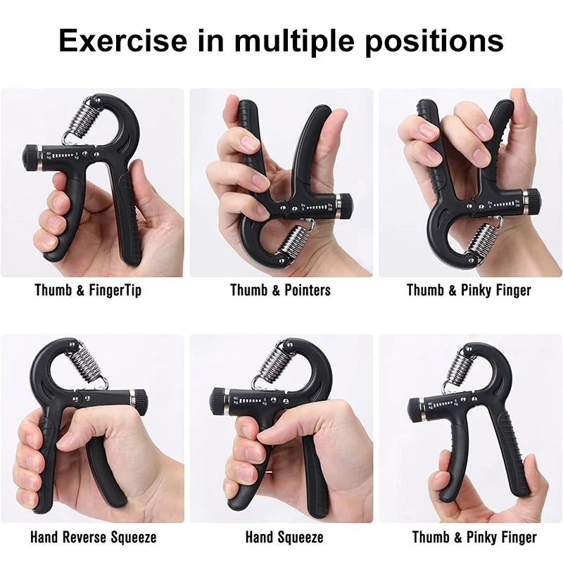 Adjustable Grip Strength Trainer (5–60kg) – Non-Slip Hand & Forearm Exerciser