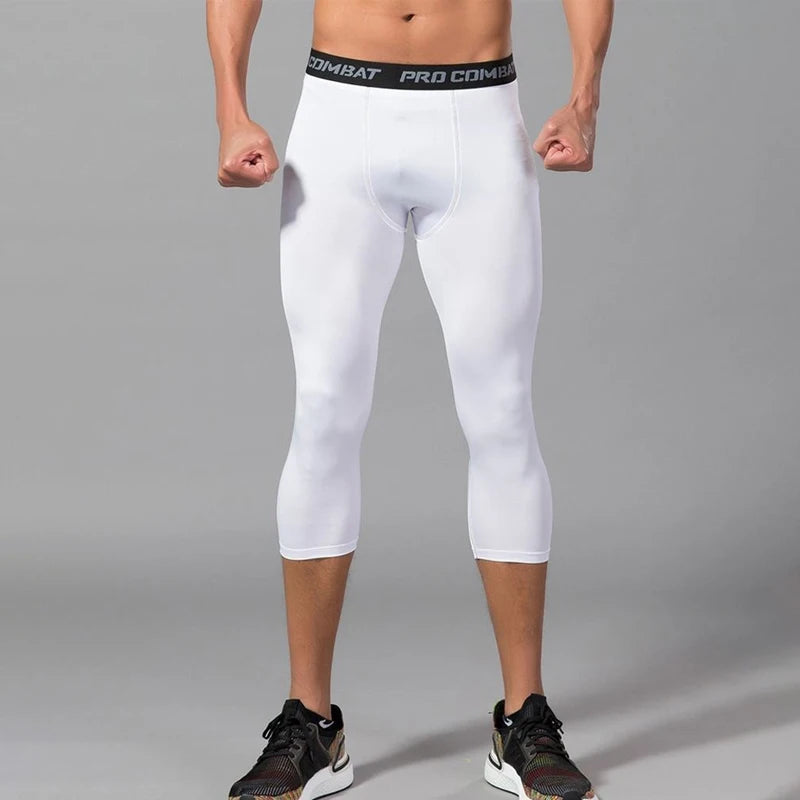 Men's Compression Tights – Cool Dry Leggings for Running & Workout
