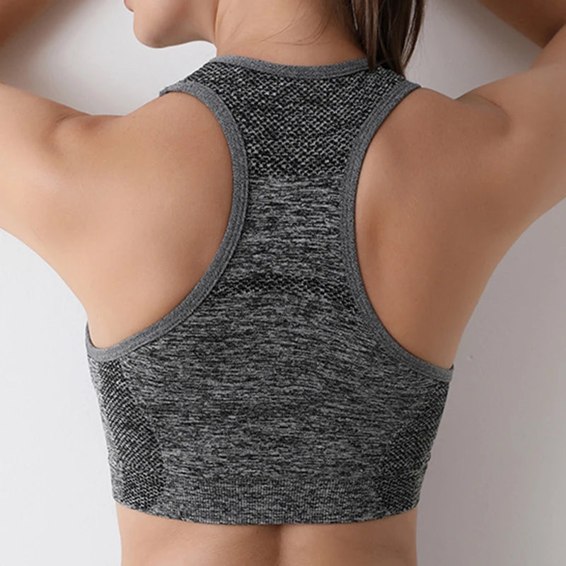Women’s High Support Sports Bra – Seamless, Quick-Dry Yoga & Gym Wear