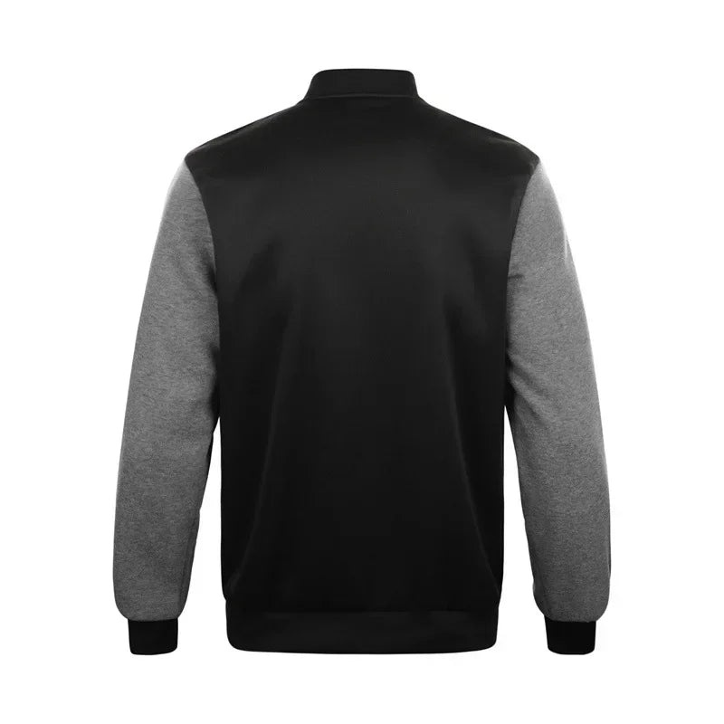 Men's Varsity Hoodie Jacket – Streetwear Baseball Bomber