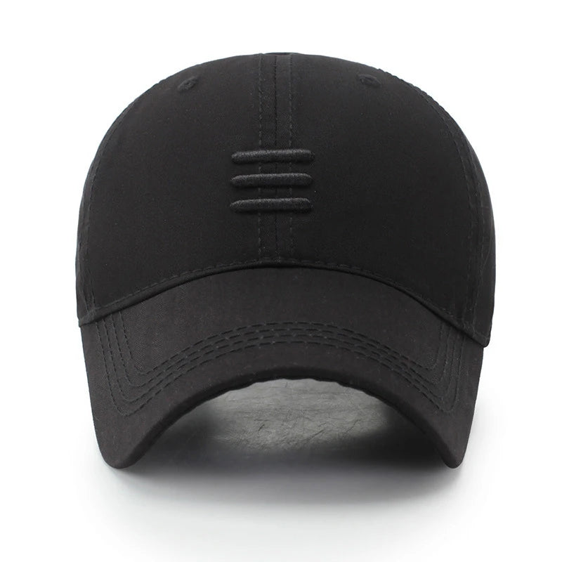 Men's Cotton Baseball Cap – Adjustable Summer Hat for Men & Women