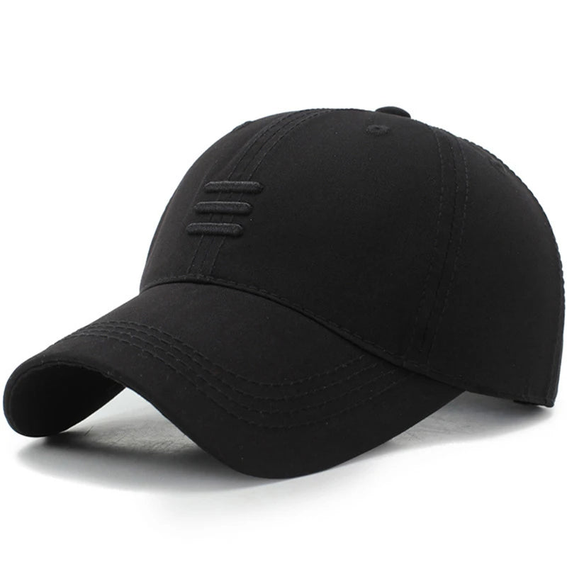 Men's Cotton Baseball Cap – Adjustable Summer Hat for Men & Women