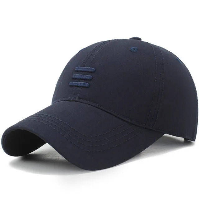Men's Cotton Baseball Cap – Adjustable Summer Hat for Men & Women