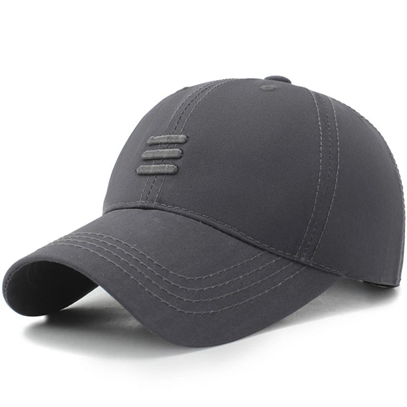 Men's Cotton Baseball Cap – Adjustable Summer Hat for Men & Women