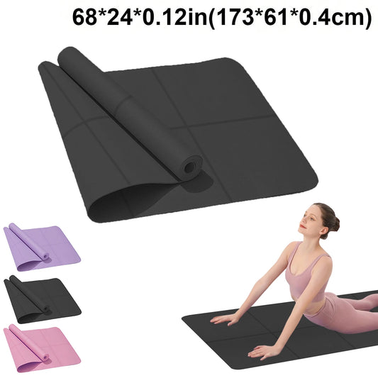 Anti-Skid EVA Yoga Mat – 4mm Comfort Foam for Yoga, Pilates & Fitness