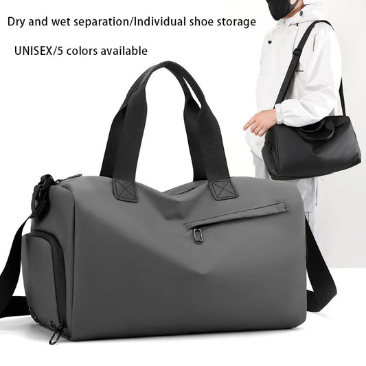 Sports & Travel Bag – Large-Capacity, Waterproof with Shoe Compartment