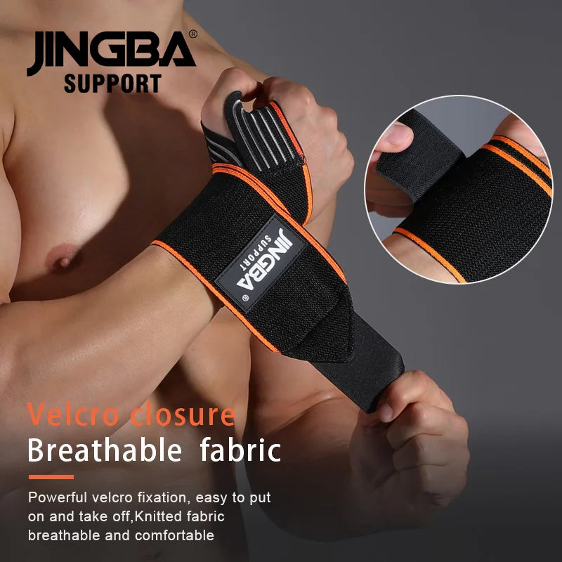 Fitness Wrist Wraps – Padded Support Straps for Weightlifting & Cross Training