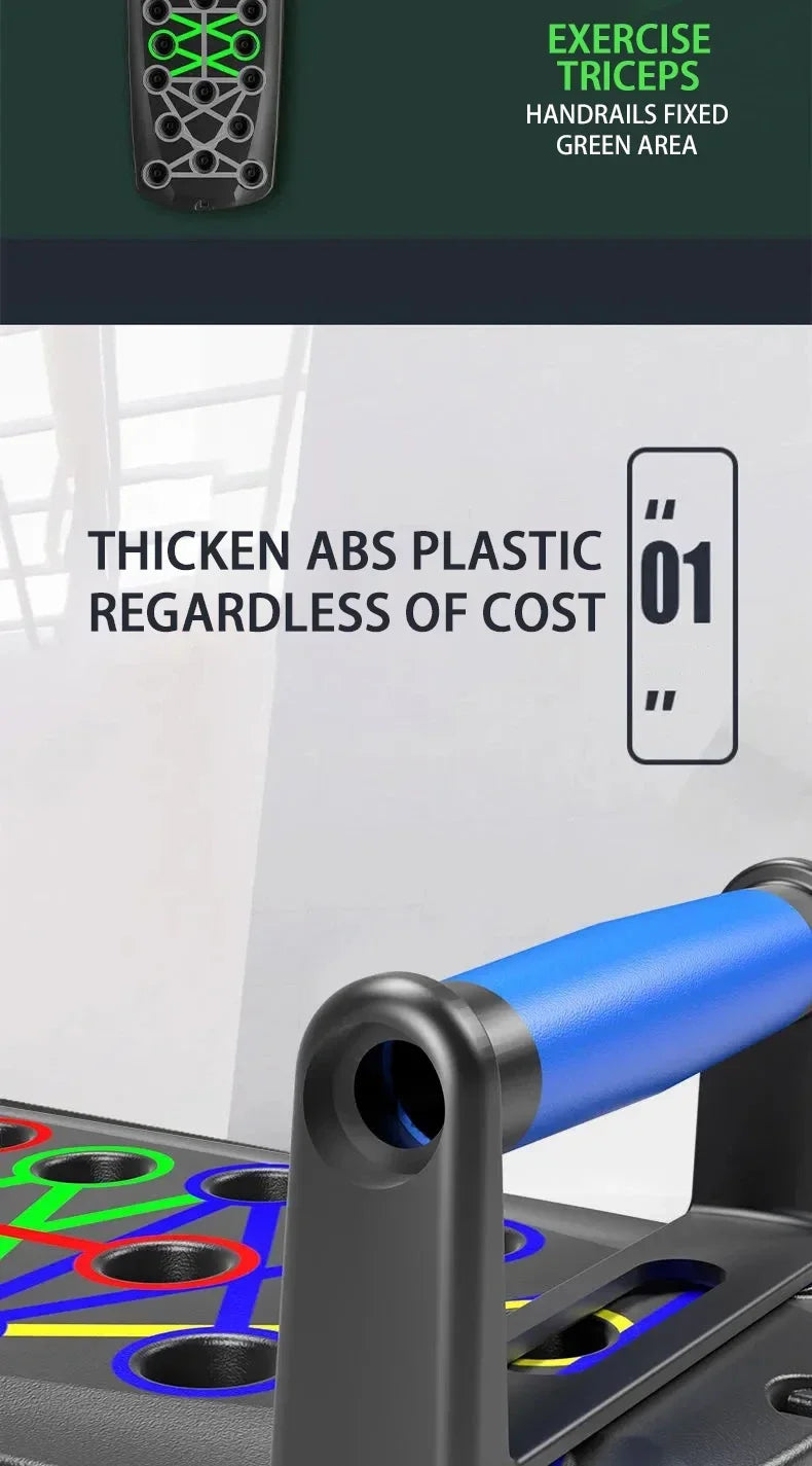 Portable Push-Up Board – Multifunctional, Foldable Fitness Equipment for Chest, Arms & Core