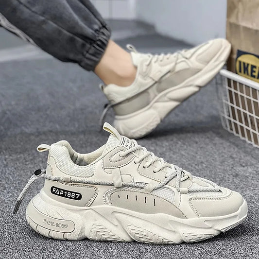 Men's Summer Running Shoes – Breathable, Comfortable & Height-Boosting Sneakers