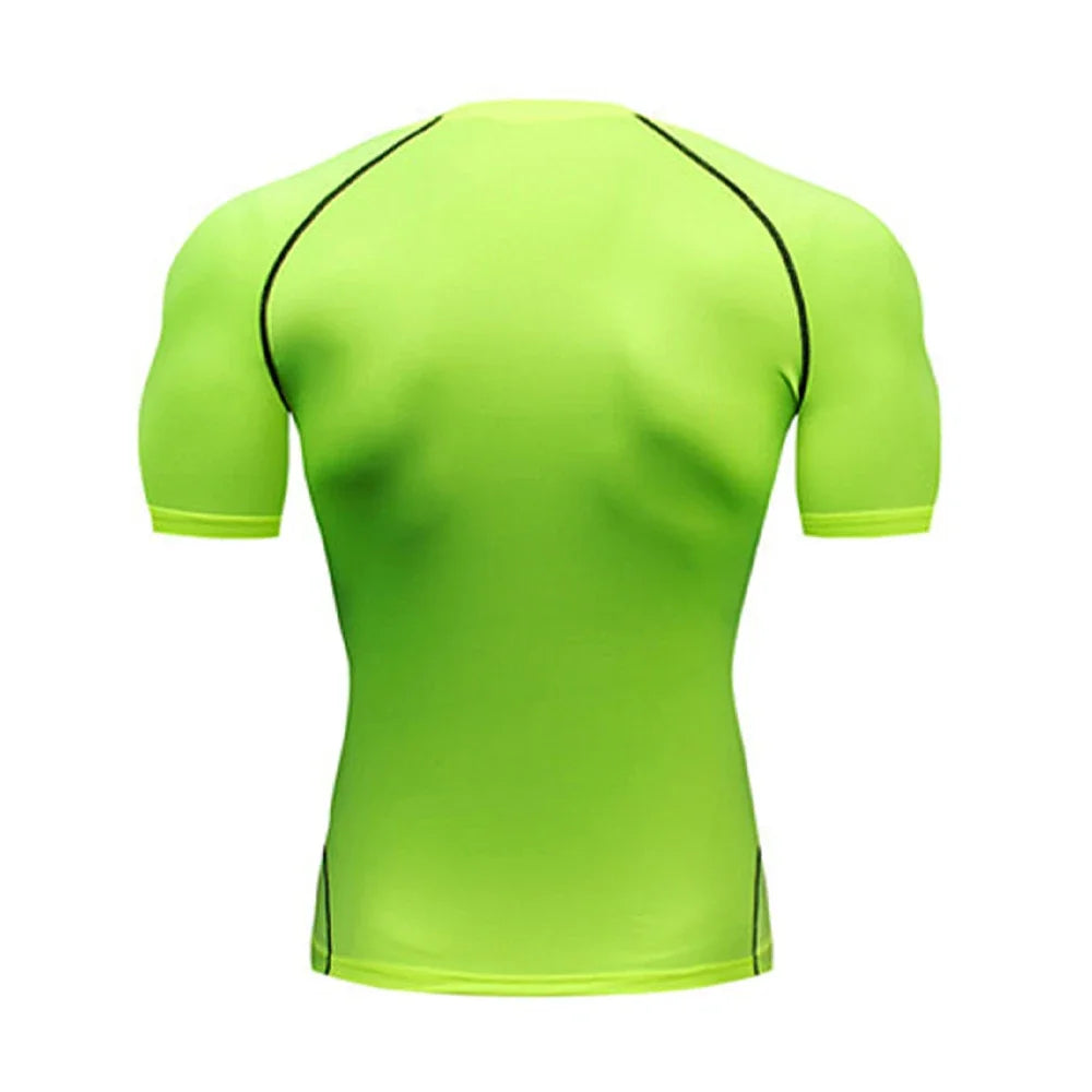 Men's Compression T-Shirt – Quick-Dry Gym & Running Workout Top