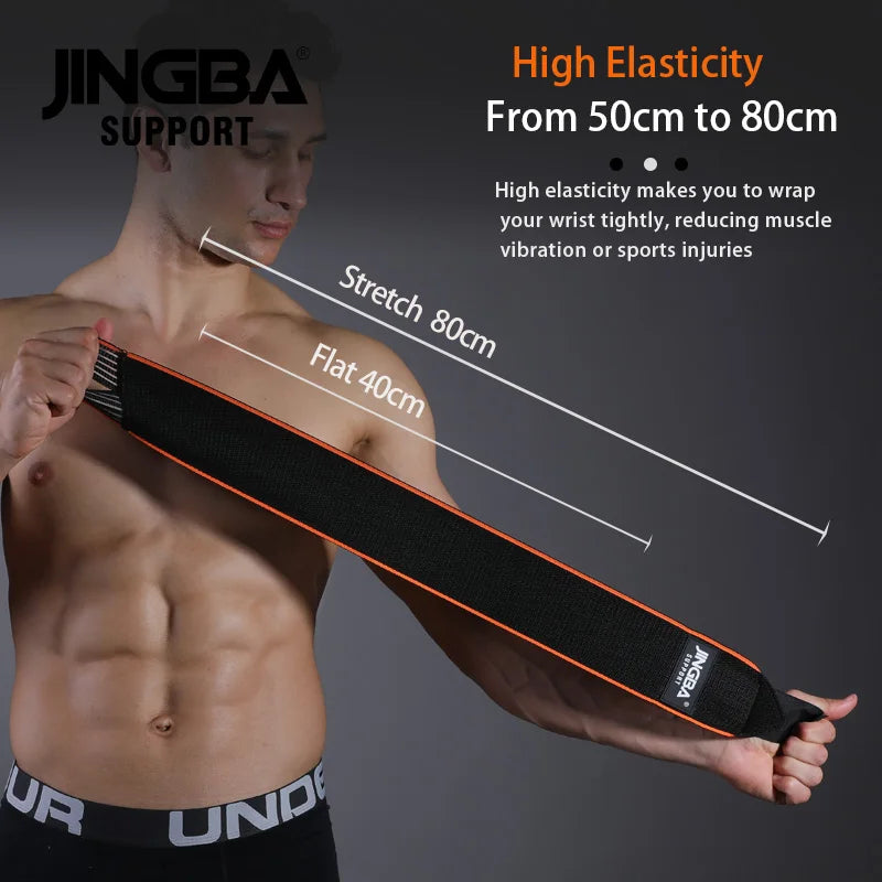 Fitness Wrist Wraps – Padded Support Straps for Weightlifting & Cross Training