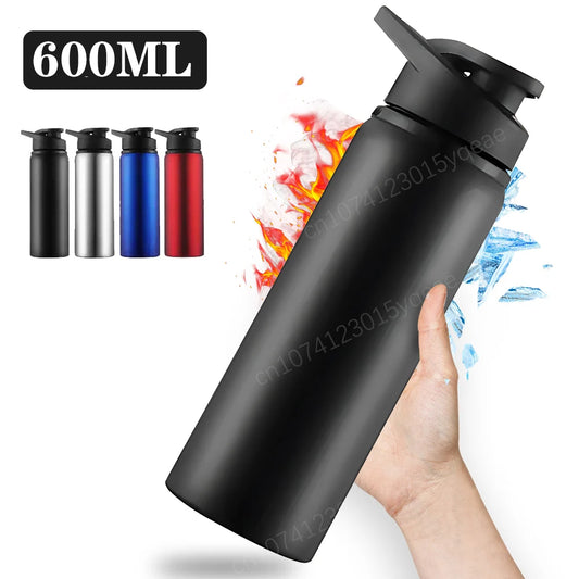 Stainless Steel Sports Water Bottle – Portable for Cycling, Travel & Outdoor Use