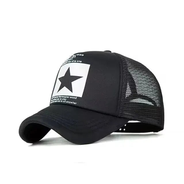 Fashion Snapback Baseball Cap – Mesh Hat for Men & Women, Casual Sun Protection