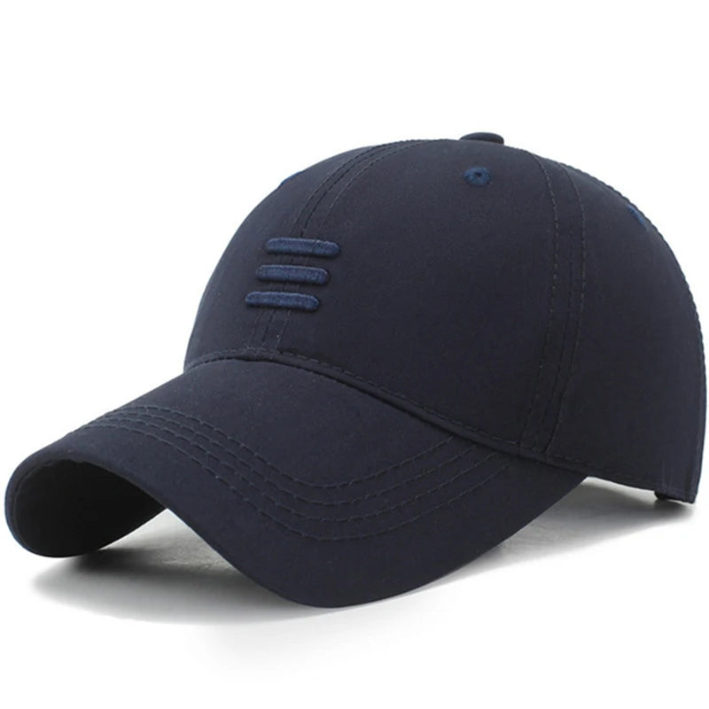 Men's Cotton Baseball Cap – Adjustable Summer Hat for Men & Women