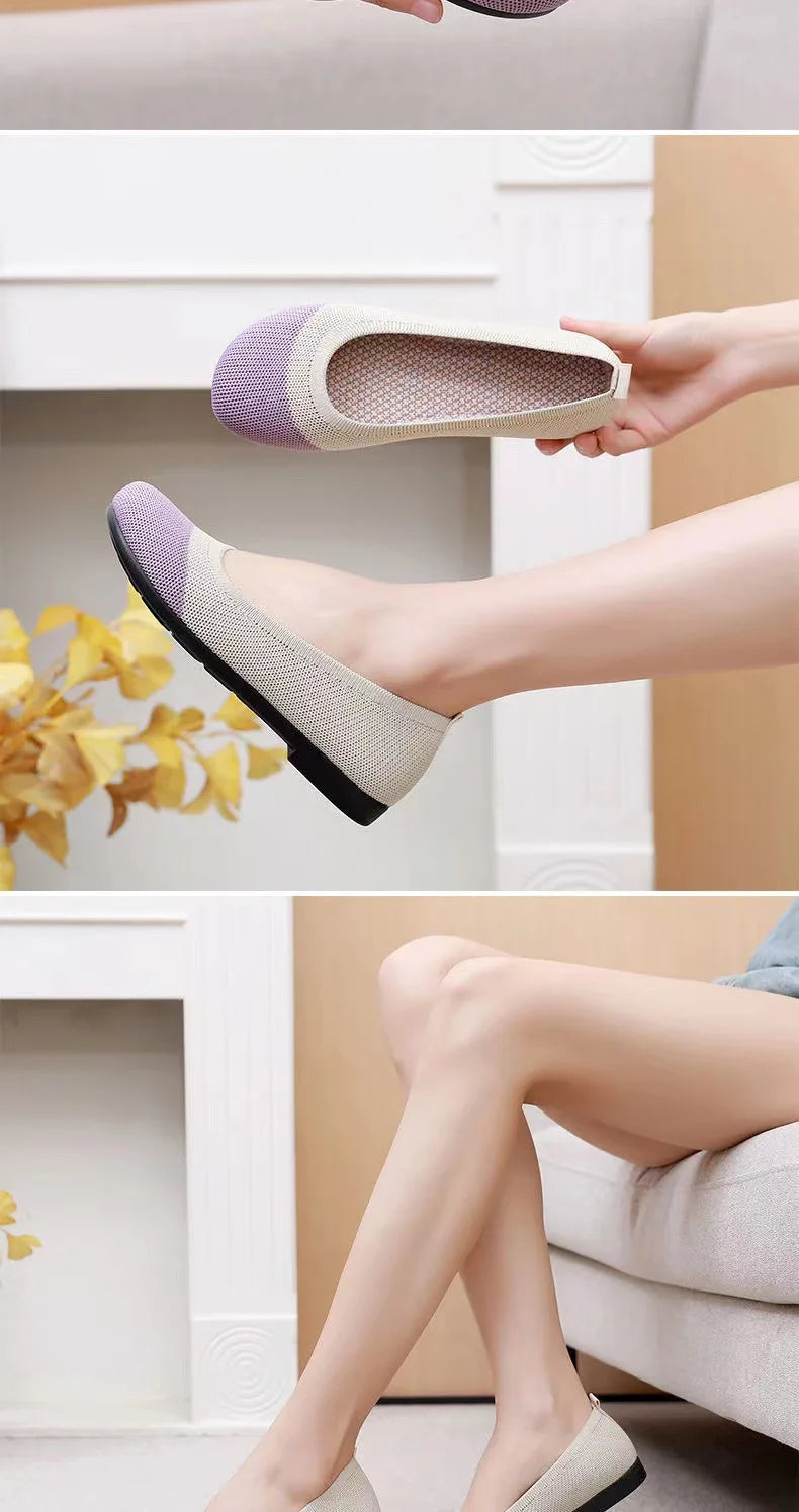 Women's Sports Shoes – Breathable, Lightweight with Thick Sole, Comfortable Casual Outdoor Footwear