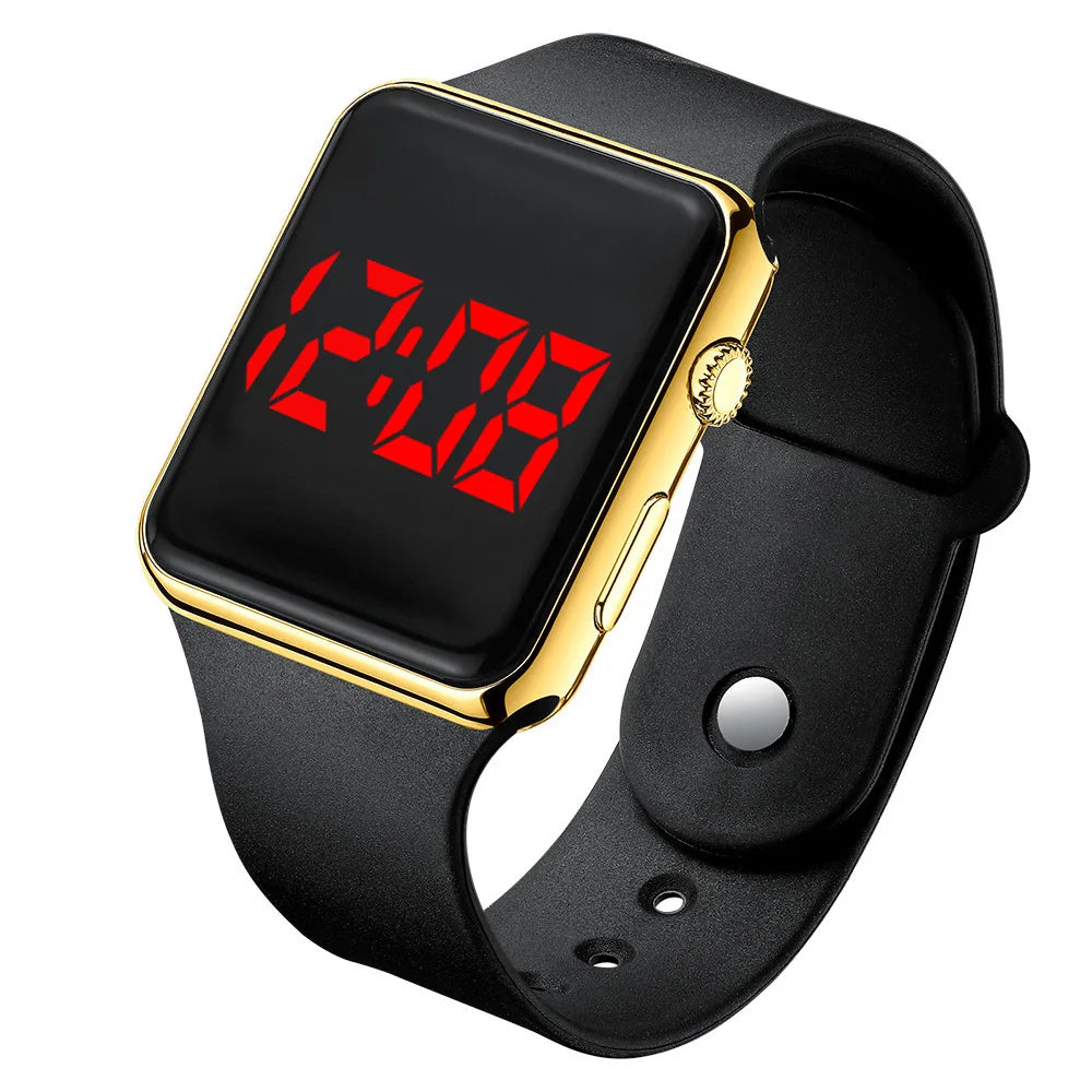 Unisex Sports Watch – LED Digital, Fashionable Silicone Strap