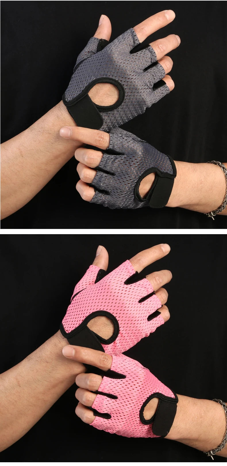 Weightlifting Gloves – Full Palm Protection, Breathable & Lightweight for Gym & Cycling
