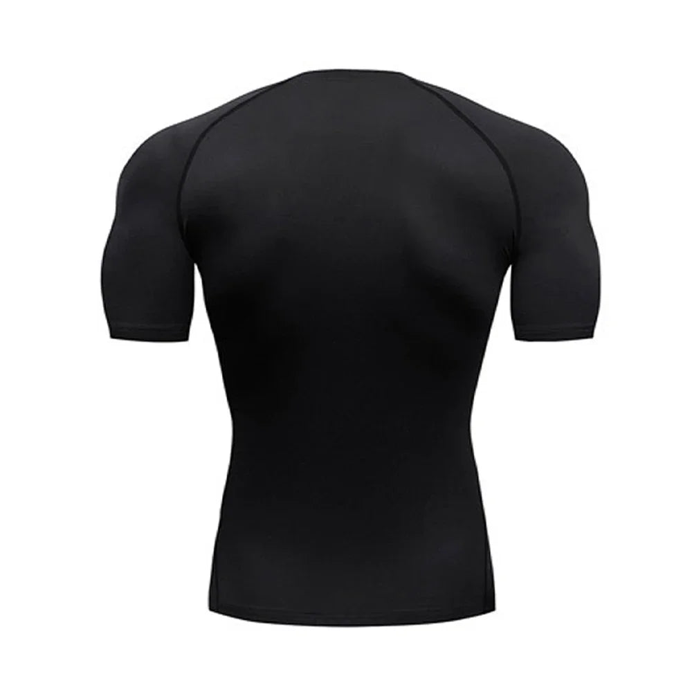 Men's Compression T-Shirt – Quick-Dry Gym & Running Workout Top