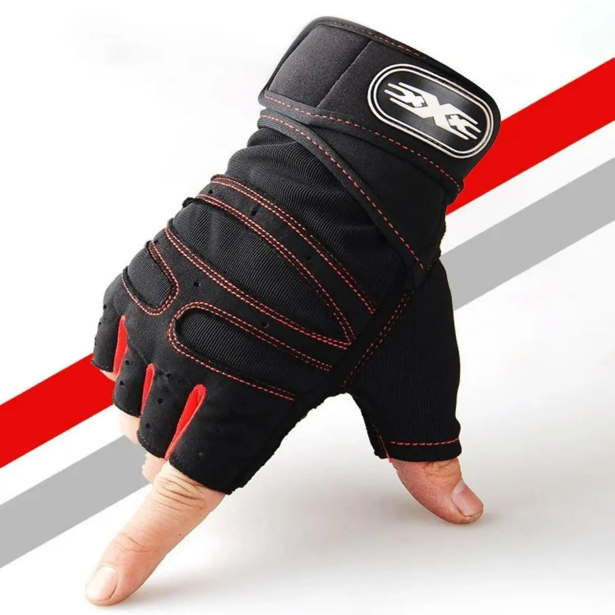 Gym Gloves for Men & Women – Shockproof, Wrist Support for Weightlifting & Training