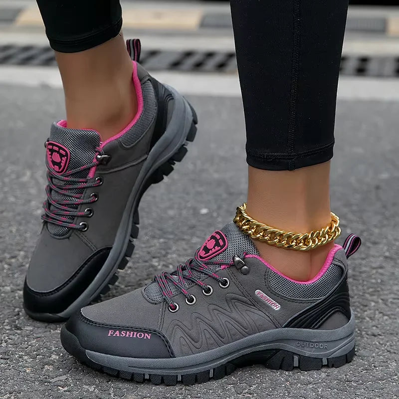 Women's Sports Shoes – Fashionable Thick-Sole Design for Jogging & Outdoor Use