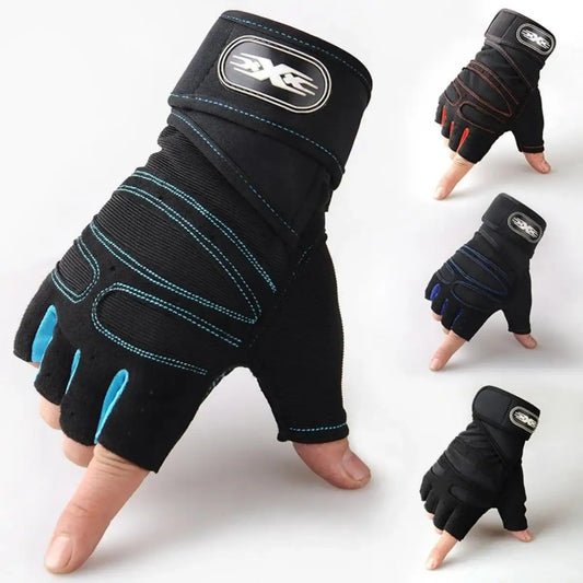 Gym Gloves for Men & Women – Shockproof, Wrist Support for Weightlifting & Training
