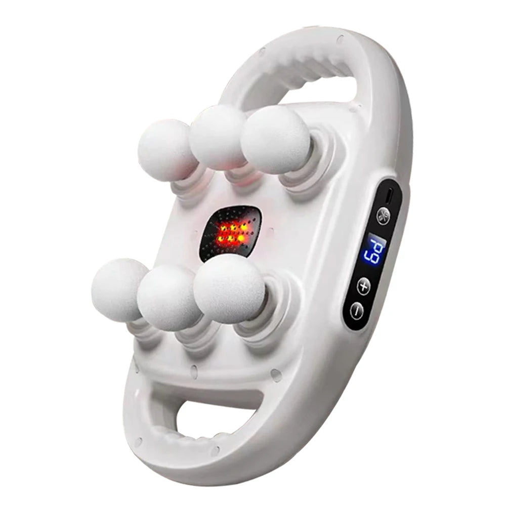 High-Frequency Muscle Massage Gun – 6 Heads for Back, Waist & Full Body Relief