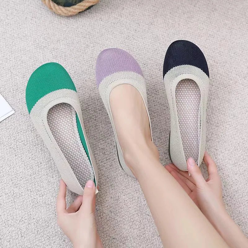 Women's Sports Shoes – Breathable, Lightweight with Thick Sole, Comfortable Casual Outdoor Footwear