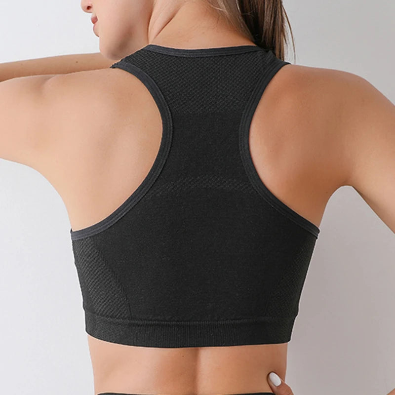 Women’s High Support Sports Bra – Seamless, Quick-Dry Yoga & Gym Wear