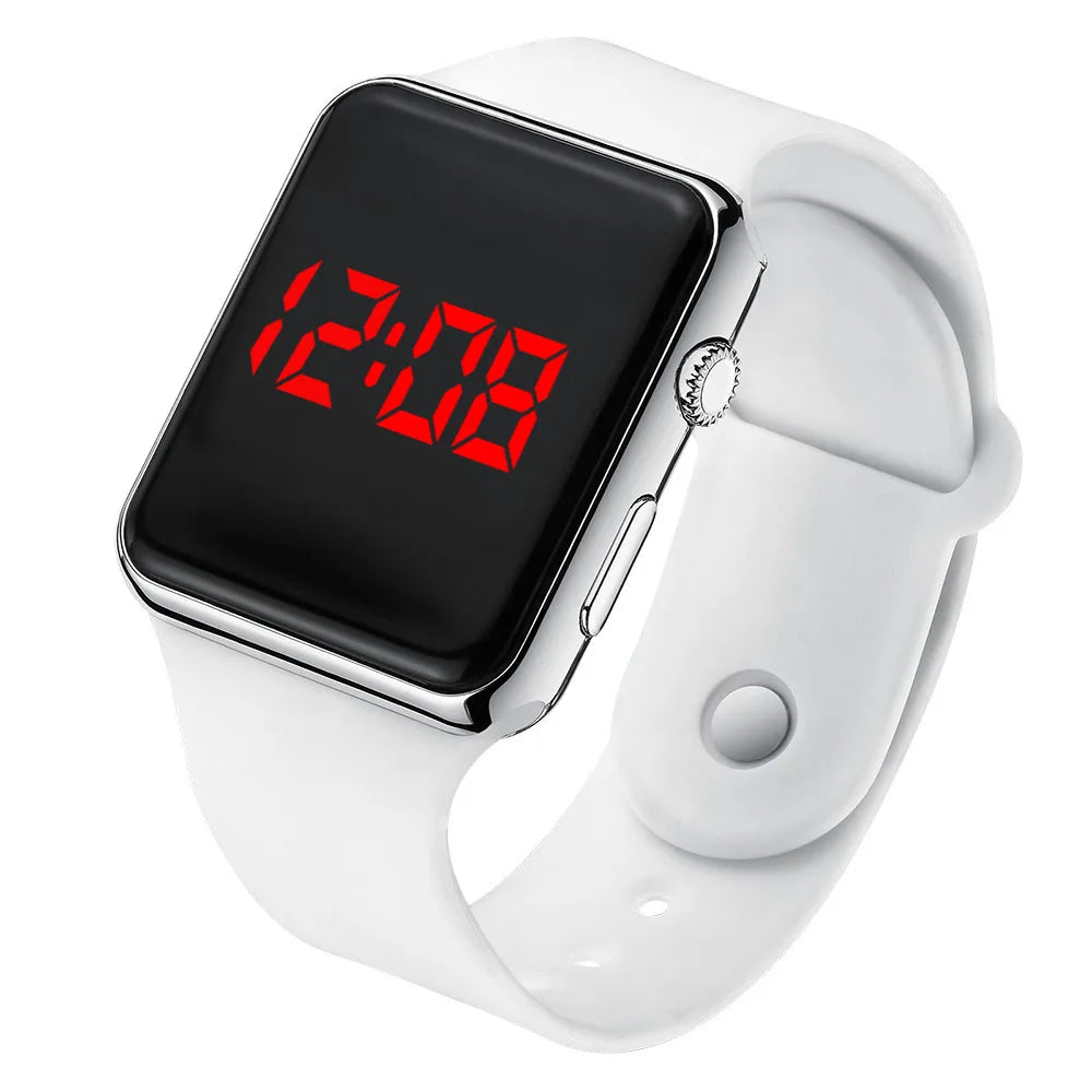 Unisex Sports Watch – LED Digital, Fashionable Silicone Strap
