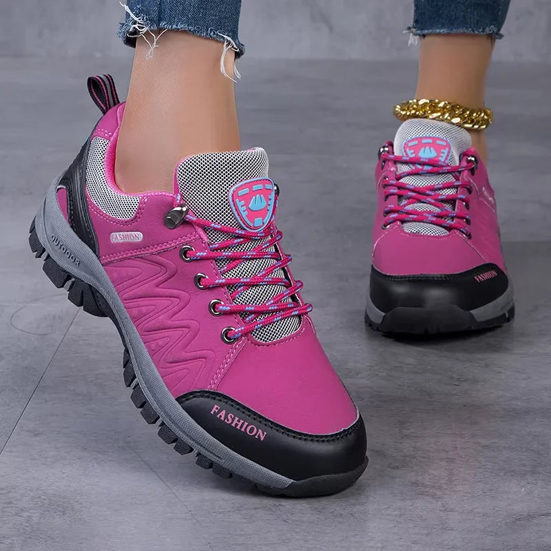 Women's Sports Shoes – Fashionable Thick-Sole Design for Jogging & Outdoor Use