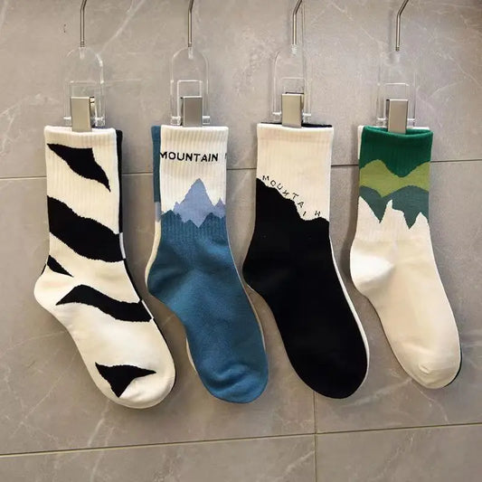 4 Pairs of Soft & Breathable AB Socks – Comfortable for Running & Fitness