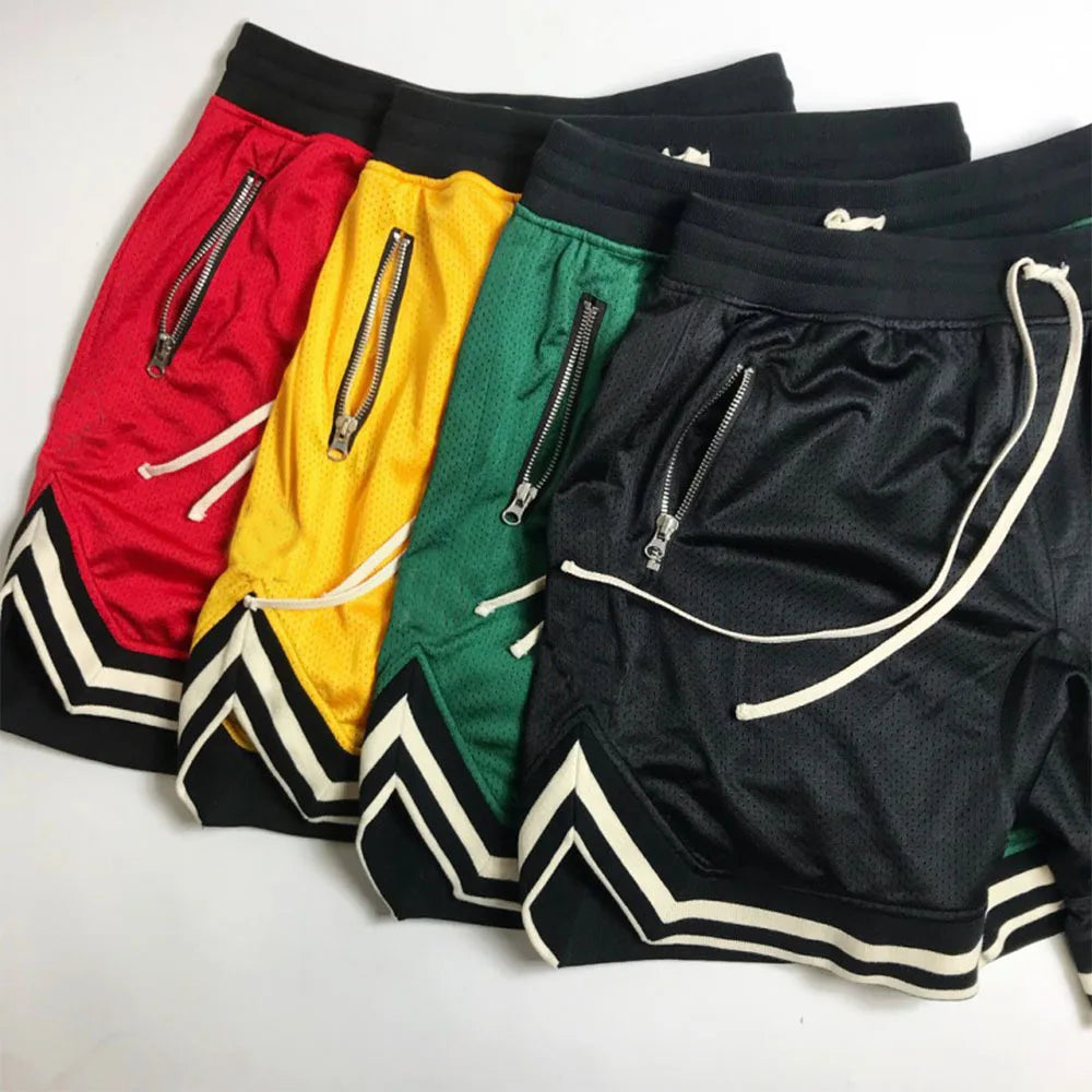 Men's Basketball Shorts – Mesh Quick-Dry Fitness & Gym Shorts