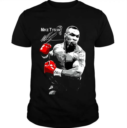 Men's Retro Mike Tyson Boxing T-Shirt – Summer Graphic Tee
