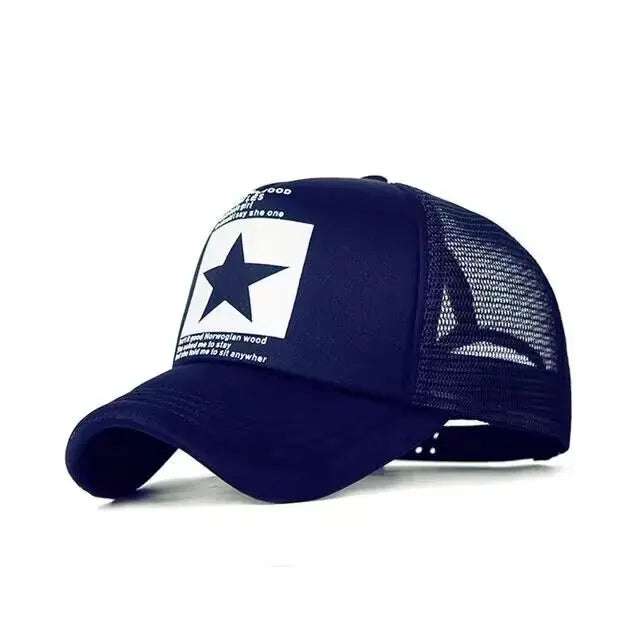 Fashion Snapback Baseball Cap – Mesh Hat for Men & Women, Casual Sun Protection