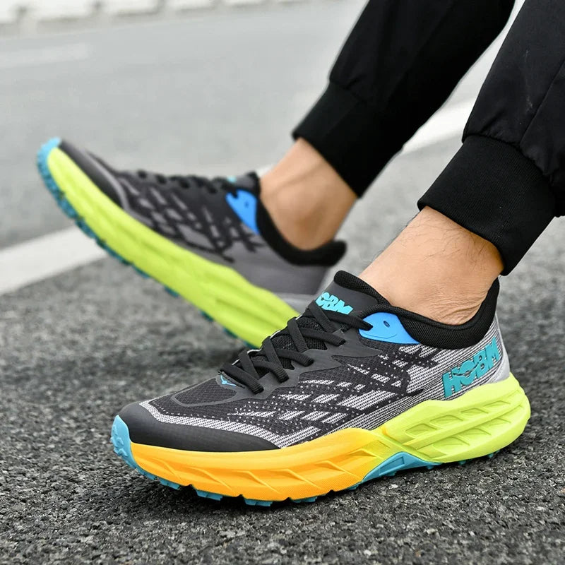 Men's Running Shoes – Lightweight, Breathable, Comfortable Lace-Up Sneakers