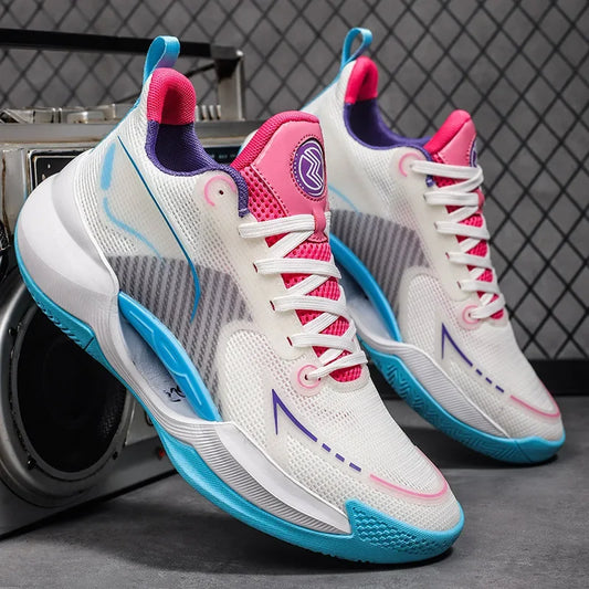 Men's Sports Shoes – Breathable, Shock-Absorbing Running & Basketball Sneakers
