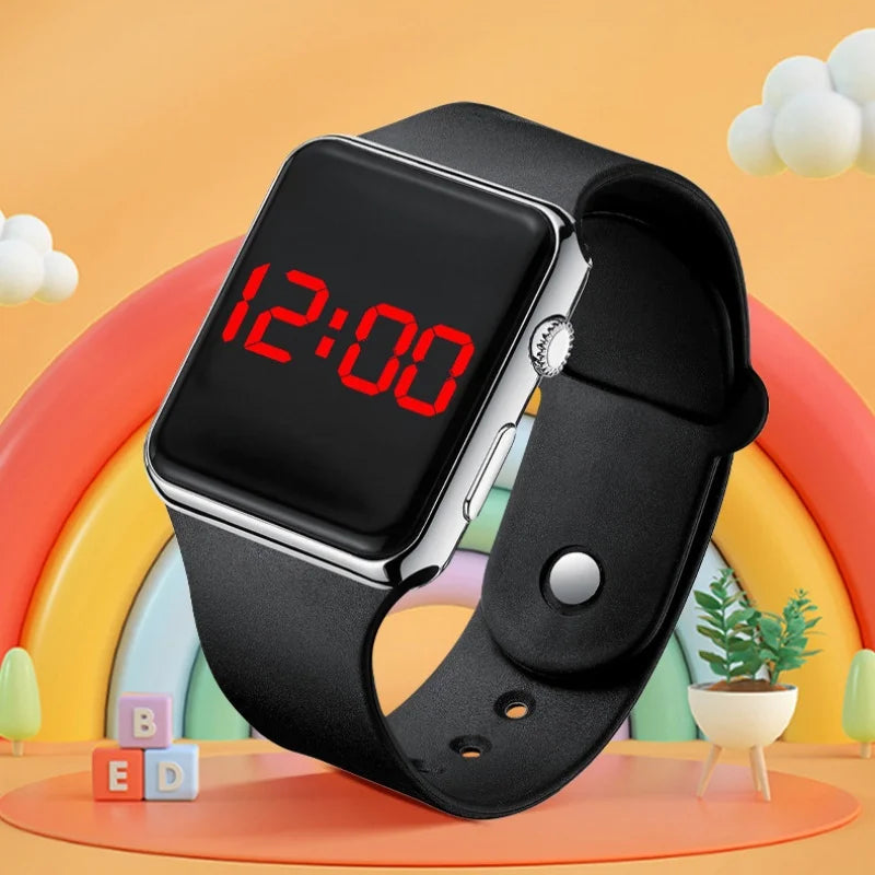 Unisex Sports Watch – LED Digital, Fashionable Silicone Strap