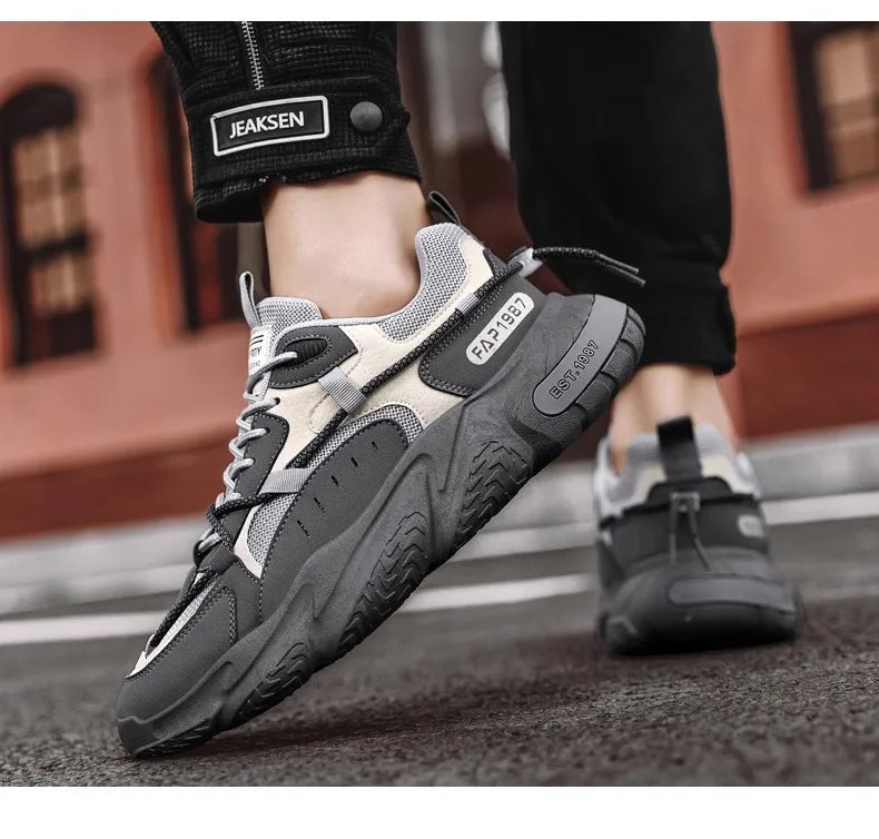 Men's Summer Running Shoes – Breathable, Comfortable & Height-Boosting Sneakers