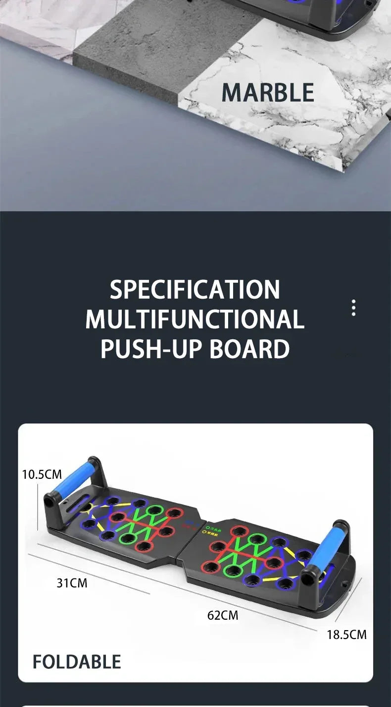 Portable Push-Up Board – Multifunctional, Foldable Fitness Equipment for Chest, Arms & Core