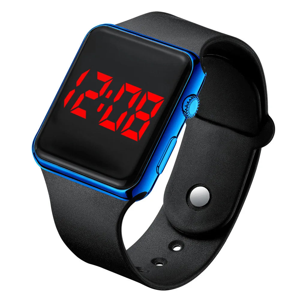 Unisex Sports Watch – LED Digital, Fashionable Silicone Strap