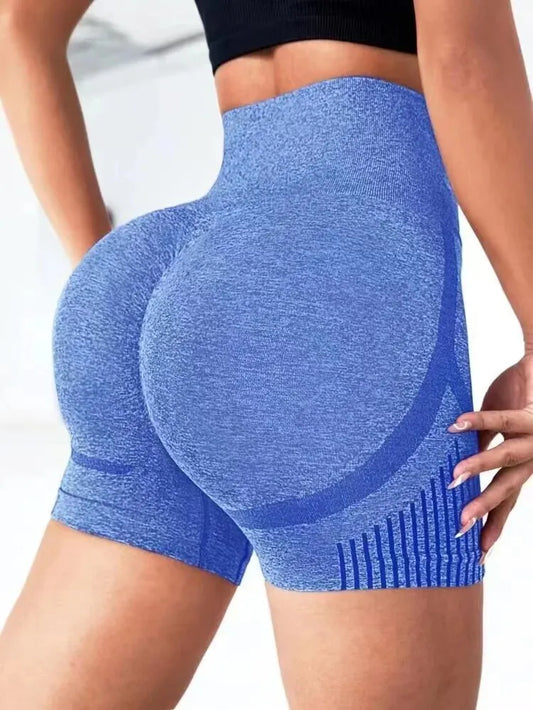 Women's High-Waist Yoga Shorts – Fitness, Gym & Running Sportswear
