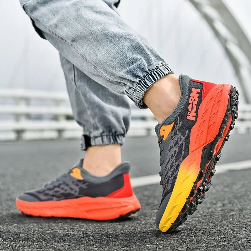 Men's Running Shoes – Lightweight, Breathable, Comfortable Lace-Up Sneakers