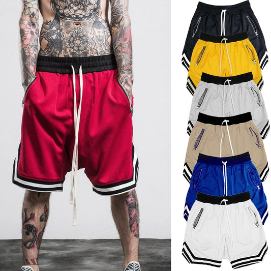 Men's Basketball Shorts – Mesh Quick-Dry Fitness & Gym Shorts