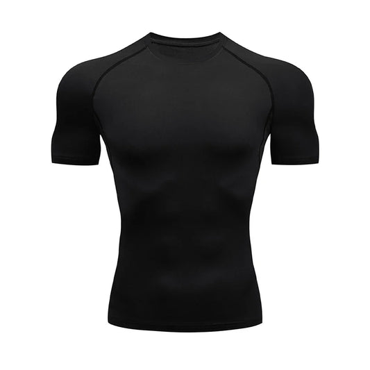Men's Compression T-Shirt – Quick-Dry Gym & Running Workout Top