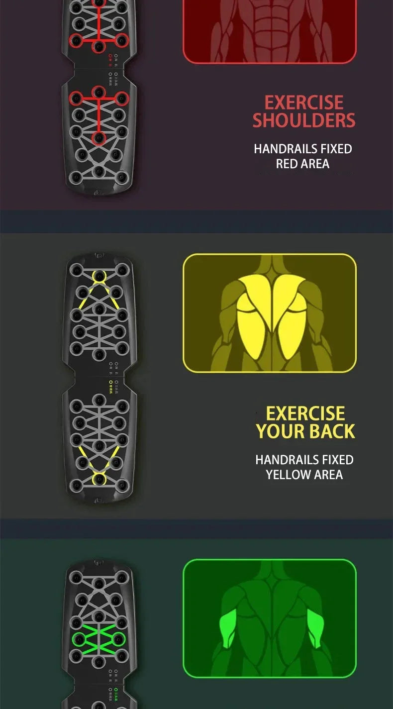 Portable Push-Up Board – Multifunctional, Foldable Fitness Equipment for Chest, Arms & Core