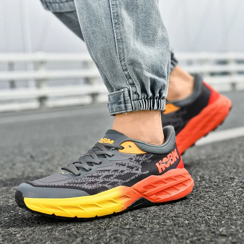 Men's Running Shoes – Lightweight, Breathable, Comfortable Lace-Up Sneakers