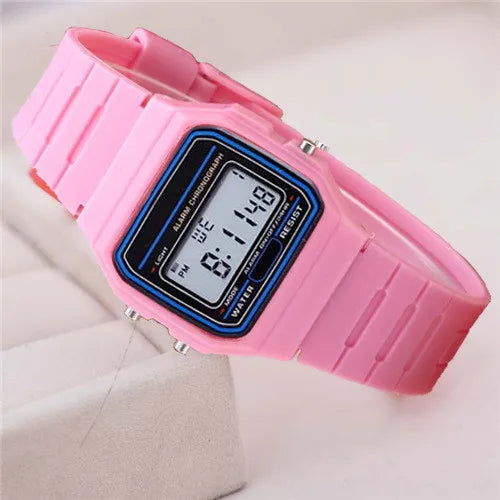 Men's LED Digital Sports Watch – Military Style with Silicone Wristband